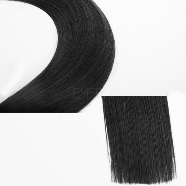 1b peruvian silky straight soft and resilient tape hair extension CX035